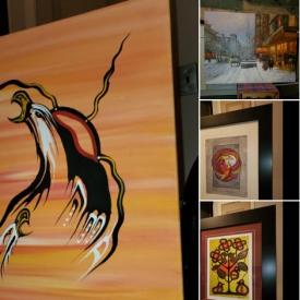 MaxSold Auction: This online auction features original oil paintings by F Delacroix, Don Chase, Randy Knott, and wood carvings, violin, and Fine Art Prints by Tom Thomson, AJ Casson, Norval Morrisseau, Peter Bighetty, Lawren Harris, Peter Bighetty and much more!